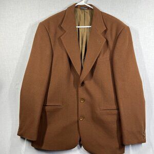 Boulevard Club Blazer Mens 40 Wool Cashmere Blend Sport Coat Jacket Classic